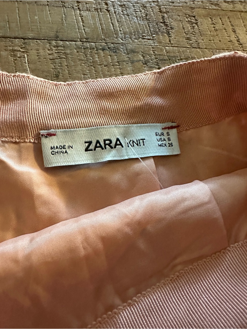 Zara Knit Lace Mini Skirt - Feminine Scallop Hem - Picture 5 of 5